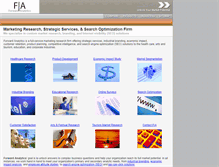 Tablet Screenshot of forwardanalytics.com